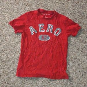 Red aeropostale t shirt